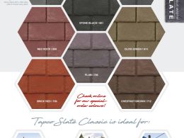 Tapco roof slates